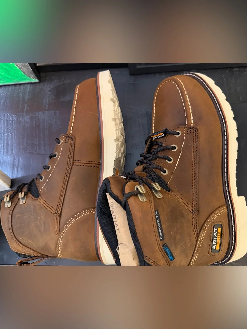 Ariat men’s 7.5 rebars lift 6” h2o comp toe- NWT (no box)